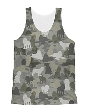 Camo American Cocker Spaniel All-over Unisex Tank thumbnail