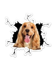English Cocker Spaniel Sticker - Single (Vertical) front