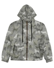 Camo Pitbull Women's All Over Print Full Zip Hoodie thumbnail