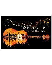 Music Is The Voice Of Soul Jungle Guitar 17x11 Poster front