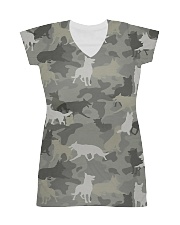 Camo German Shepherd-camouflage Square Pillowcase All-over Dress thumbnail