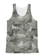 Camo German Shepherd-camouflage Square Pillowcase All-over Unisex Tank thumbnail