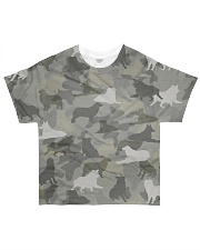 Camo Australian Shepherd All-over T-Shirt front