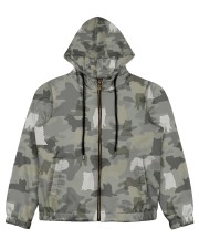 Camo Pomsky Women's All Over Print Full Zip Hoodie thumbnail