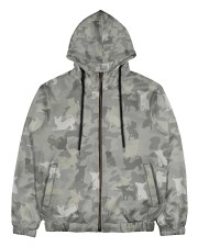 Camo Chihuahua Men's All Over Print Full Zip Hoodie thumbnail