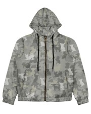 Camo Chihuahua Women's All Over Print Full Zip Hoodie thumbnail