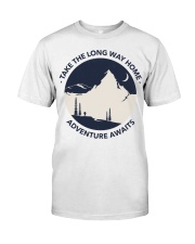 Take the long way home adventure awaits Classic T-Shirt thumbnail