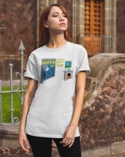 come on harry we want to say goodnight to you shirt Classic T-Shirt apparel-classic-tshirt-lifestyle-06