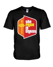 The Price Is Christ Shirt V-Neck T-Shirt tile