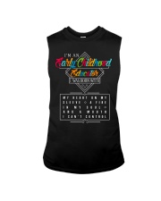 EARLY CHILDHOOD EDUCATOR - I WAS BORN WITH Sleeveless Tee tile