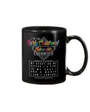 EARLY CHILDHOOD EDUCATOR - I WAS BORN WITH Mug tile