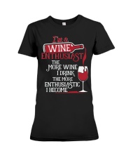 WINE LOVERS Premium Fit Ladies Tee thumbnail