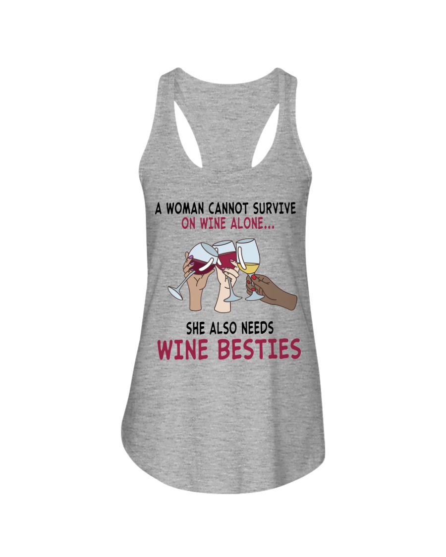 WINE LOVERS Ladies Flowy Tank