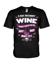 WINE LOVERS V-Neck T-Shirt thumbnail