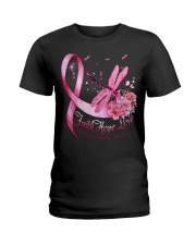 Breast cancer awareness Ladies T-Shirt tile