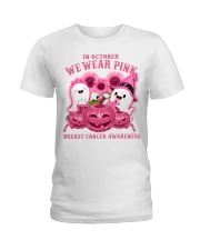 Breast cancer awareness Ladies T-Shirt tile