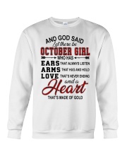 October girl Crewneck Sweatshirt tile