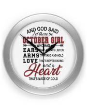 October girl Clock tile