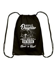 daddy and daughter Drawstring Bag tile