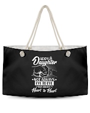 daddy and daughter Weekender Tote tile