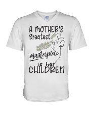 A mother's 9reatest V-Neck T-Shirt tile