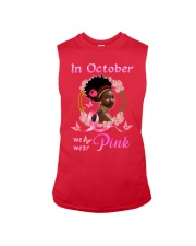 In october we wear pink Sleeveless Tee tile