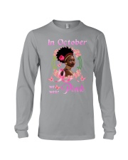 In october we wear pink Long Sleeve Tee tile