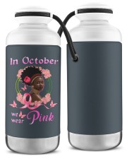 In october we wear pink Vacuum Bottle tile
