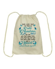 great grandma Drawstring Bag tile