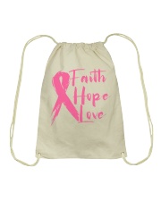 Faith Hope Love Drawstring Bag tile