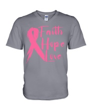 Faith Hope Love V-Neck T-Shirt tile