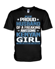Kenyan Husband V-Neck T-Shirt thumbnail
