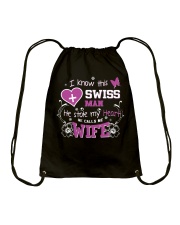 Swiss Wife Drawstring Bag thumbnail