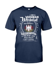 I am a German Woman - I Can't Control Classic T-Shirt thumbnail