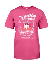 I am a German Woman - I Can't Control Premium Fit Mens Tee thumbnail