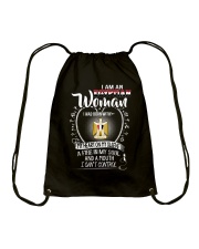 I'm a Egyptian Woman - I Can't Control Drawstring Bag thumbnail