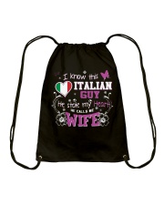 Italian Wife Drawstring Bag thumbnail
