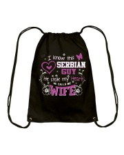 Serbian Wife Drawstring Bag thumbnail