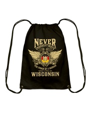 German in Wisconsin Drawstring Bag thumbnail
