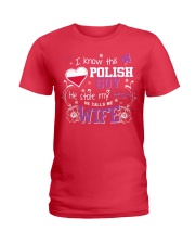 Polish Wife Ladies T-Shirt front