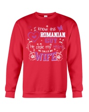 Romanian Wife Crewneck Sweatshirt thumbnail