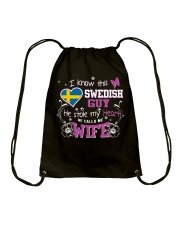 Swedish Wife Drawstring Bag thumbnail
