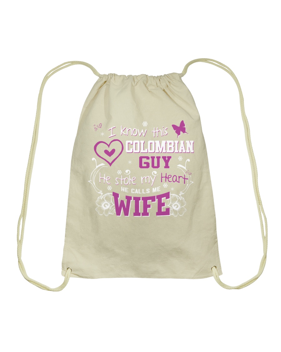 Colombian Wife Drawstring Bag