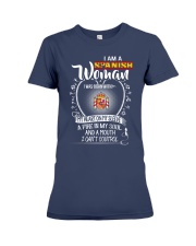 I'm a Spanish Woman - I Can't Control Premium Fit Ladies Tee thumbnail