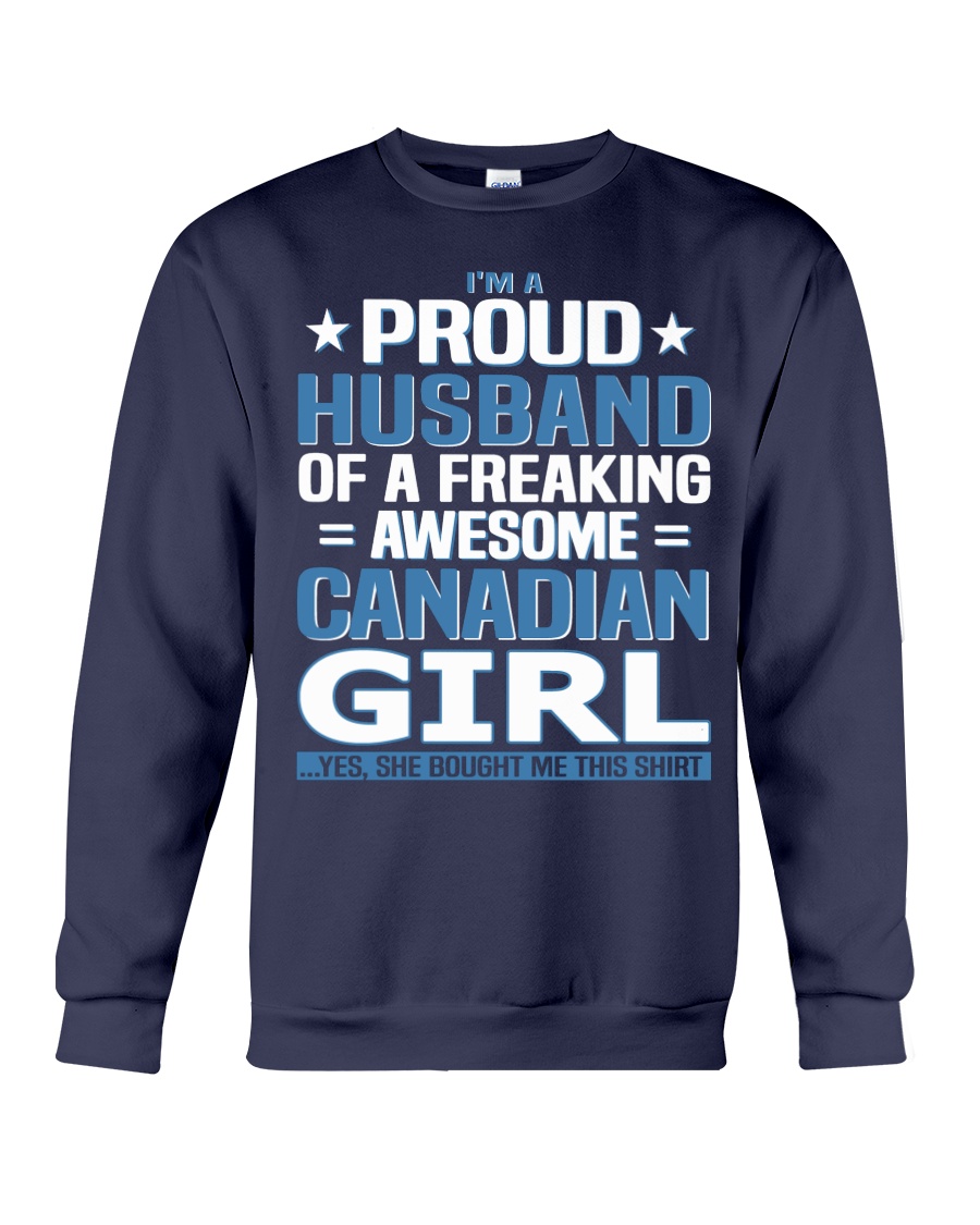 Canadian Husband Crewneck Sweatshirt