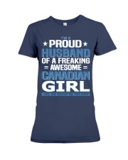 Canadian Husband Premium Fit Ladies Tee thumbnail