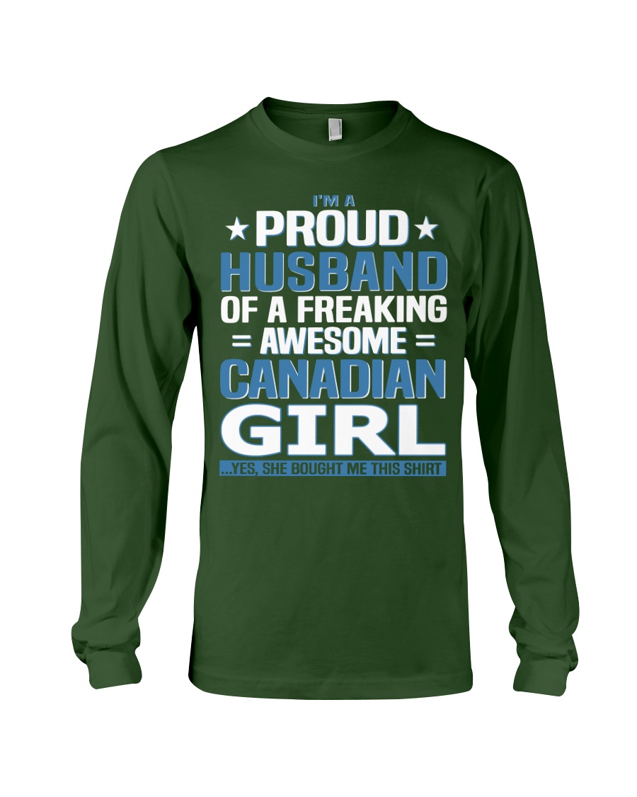 Canadian Husband Long Sleeve Tee
