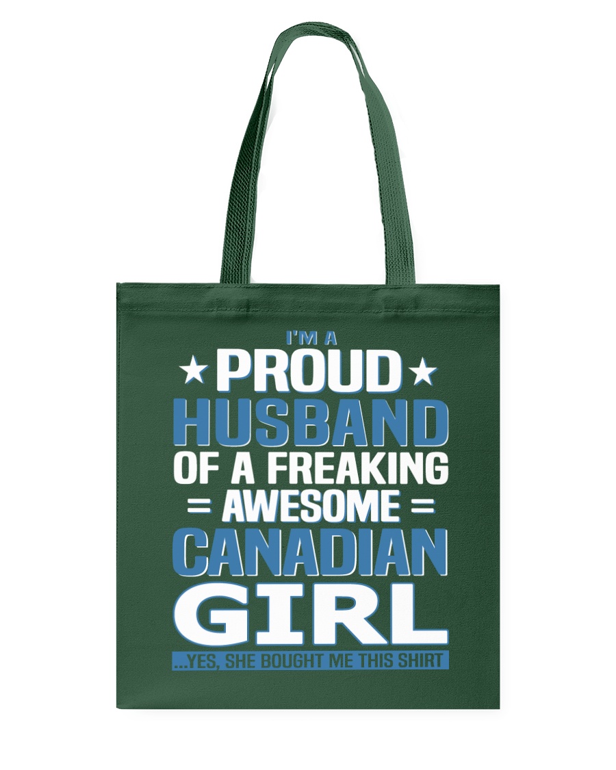 Canadian Husband Tote Bag