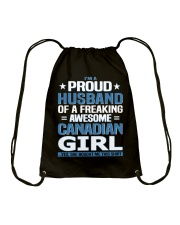 Canadian Husband Drawstring Bag thumbnail