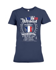 I'm a French Woman - I Can't Control Premium Fit Ladies Tee thumbnail